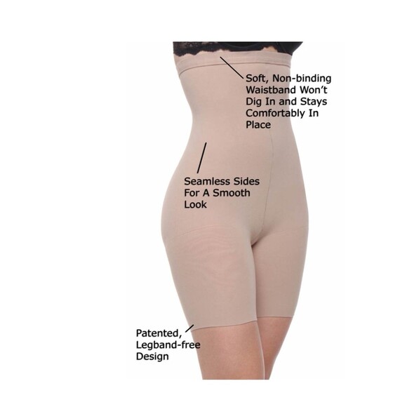 SPANX Assets by Sara Blakely High Waist Mid Thigh Shaper Women's Size 4 - Picture 3 of 7